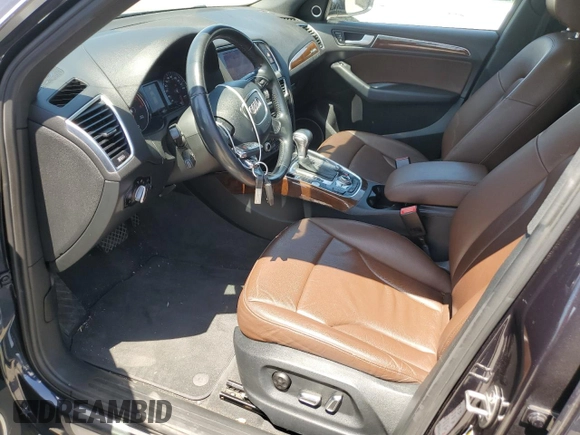 2015 Audi Q5 Premium Plus with VIN WA1LFAFP9FA066937, listed as a Copart auction lot 56523795 with 64,090 mi miles and Salvage title. Bid and sale history available at DreamBid. Image 7.