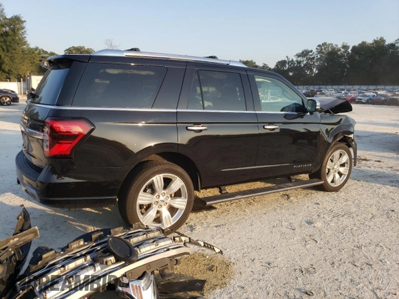 2023 Ford Expedition Platinum z VIN 1FMJU1L87PEA35787, wystawiony jako Copart lot #75626184 z przebiegiem 19 799 mil mil oraz Szkoda całkowita • Salvage title. Historia ofert i sprzedaży dostępna na DreamBid. Obrazek 3.