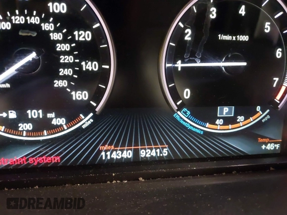 2014 BMW 5 Series 535i with VIN WBA5B1C57ED480208, listed as a IAAI auction lot 41257404 with 114,340 mi miles and . Bid and sale history available at DreamBid. Image 16.