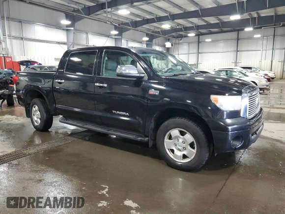 2013 Toyota Tundra Limited with VIN 5TFHW5F17DX284934, listed as a Copart auction lot 57240565 with 180,612 mi miles and Salvage title. Bid and sale history available at DreamBid. Image 4.