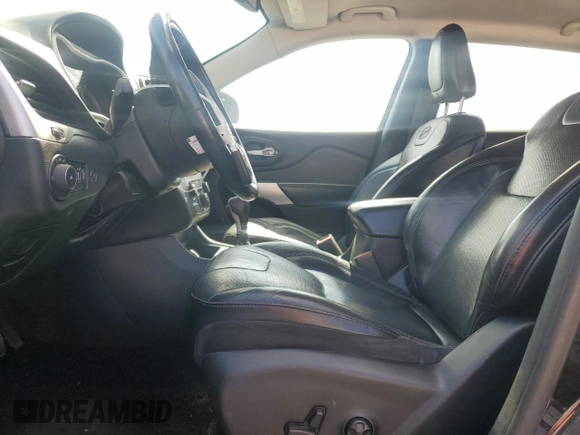 2016 Jeep Cherokee Overland with VIN 1C4PJLJB2GW302605, listed as a Copart auction lot 55143364 with 124,559 mi miles and Salvage title. Bid and sale history available at DreamBid. Image 7.