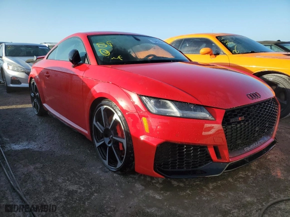 2020 Audi TT RS Coupe with VIN WUAASAFV5L1900613, listed as a Copart auction lot 78463504 with 0 mi miles and Non Repairable. Bid and sale history available at carsss.com. Image 4.