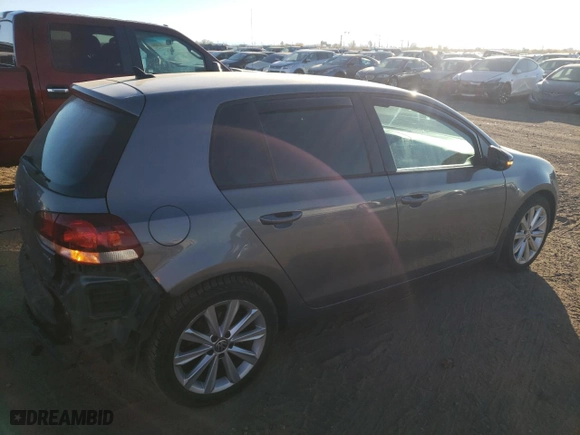 2014 Volkswagen Golf TDI w/Sunroof & Nav with VIN WVWDM7AJ7EW008705, listed as a Copart auction lot 77225504 with 135,279 mi miles and Salvage Title. Bid and sale history available at carsss.com. Image 3.