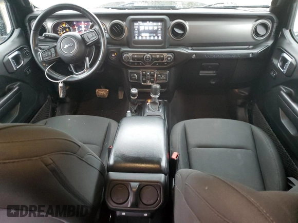 2021 Jeep Wrangler Unlimited Willys with VIN 1C4HJXDN2MW741557, listed as a Copart auction lot 49670355 with 83,180 mi miles and Clean Title. Bid and sale history available at DreamBid. Image 8.
