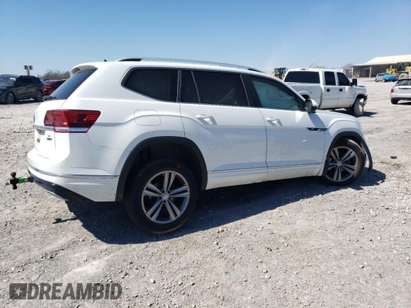 2019 Volkswagen Atlas SE z VIN 1V2XR2CA0KC502656, wystawiony jako Copart lot #50589045 z przebiegiem 131 954 mil mil oraz Szkoda całkowita • Salvage title. Historia ofert i sprzedaży dostępna na DreamBid. Obrazek 3.