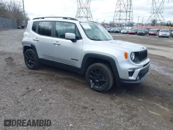 2019 Jeep Renegade Latitude z VIN ZACNJBBB9KPK60761, wystawiony jako IAAI lot #41769316 z przebiegiem 79 505 mil mil oraz . Historia ofert i sprzedaży dostępna na DreamBid. Obrazek 1.