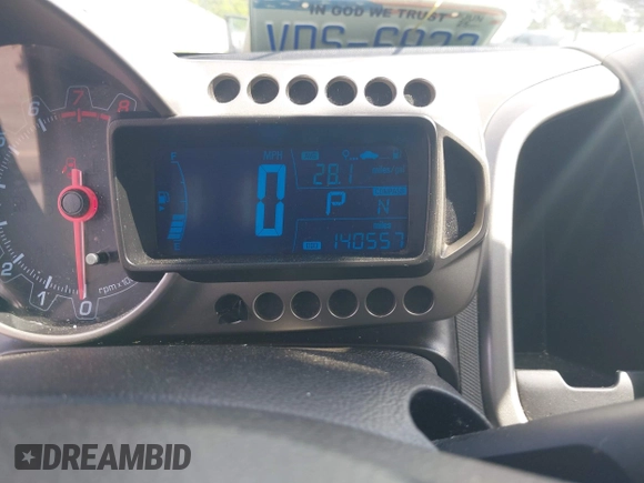 2014 Chevrolet Sonic LT with VIN 1G1JC5SH0E4232070, listed as a IAAI auction lot 41970353 with 140,557 mi miles and . Bid and sale history available at DreamBid. Image 7.