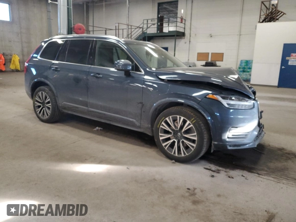 2020 Volvo XC90 Momentum with VIN YV4102PK0L1535767, listed as a Copart auction lot 41462935 with 77,608 mi miles and Salvage Title. Bid and sale history available at carsss.com. Image 4.