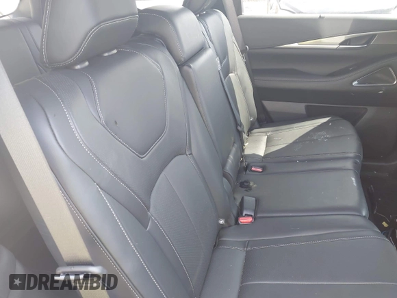 2025 Infiniti QX60 Luxe z VIN 5N1AL1FS8SC351486, wystawiony jako IAAI lot #42142372 z przebiegiem 2 249 mil mil oraz . Historia ofert i sprzedaży dostępna na DreamBid. Obrazek 8.