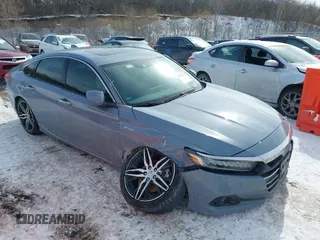 2021 Honda Accord Touring with VIN 1HGCV3F98MA002392, listed as a IAAI auction lot 41615326 with 61,384 mi miles and . Bid and sale history available at DreamBid. Image 1.