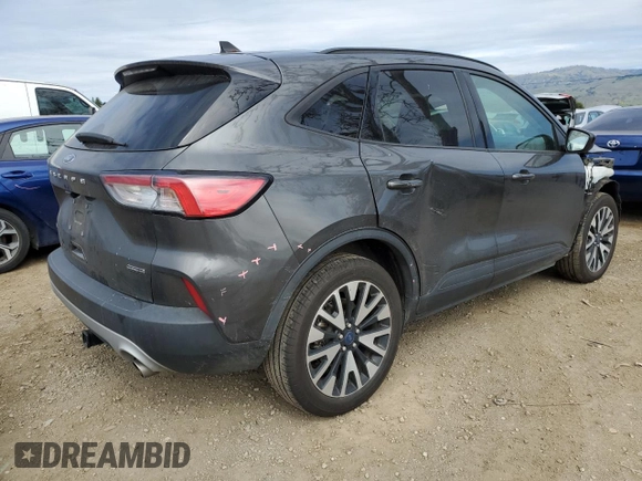 2020 Ford Escape SE Sport Hybrid with VIN 1FMCU9BZ9LUB86552, listed as a Copart auction lot 47535095 with 74,947 mi miles and Salvage title. Bid and sale history available at DreamBid. Image 3.