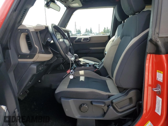 2021 Ford Bronco with VIN 1FMDE5BH8MLA82532, listed as a Copart auction lot 48372945 with 38,782 mi miles and Salvage Title. Bid and sale history available at carsss.com. Image 7.
