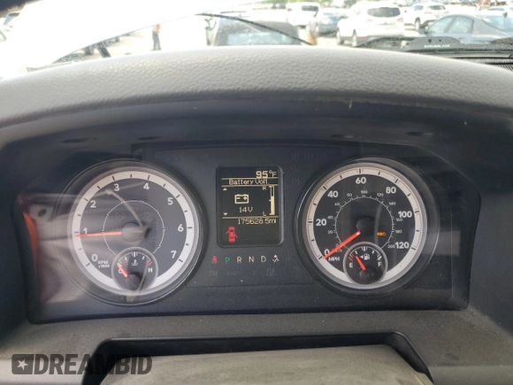 2016 Ram 1500 Express with VIN 3C6RR7KT0GG383139, listed as a Copart auction lot 56550145 with 175,628 mi miles and Salvage title. Bid and sale history available at DreamBid. Image 9.