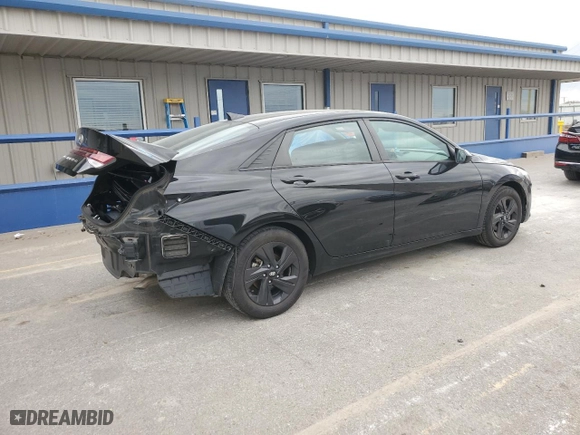2021 Hyundai Elantra SEL with VIN 5NPLS4AG5MH037774, listed as a Copart auction lot 49664425 with 52,952 mi miles and Salvage Title. Bid and sale history available at carsss.com. Image 3.
