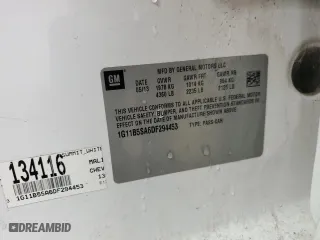 2013 Chevrolet Malibu LS with VIN 1G11B5SA6DF294453, listed as a Copart auction lot 50098825 with 181,957 mi miles and Salvage Title. Bid and sale history available at carsss.com. Image 12.