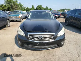 2013 Infiniti M37 with VIN JN1BY1AR7DM602061, listed as a Copart auction lot 59497154 with 124,179 mi miles and Non Repairable. Bid and sale history available at carsss.com. Image 5.