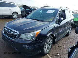 2014 Subaru Forester 2.5i Premium with VIN JF2SJAEC0EH402013, listed as a IAAI auction lot 42002274 with 155,702 mi miles. Bid and sale history available at carsss.com. Image 2.