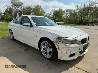 2014 BMW 5 Series 535i with VIN WBA5B1C54ED480005, listed as a Copart auction lot 53840375 with 141,285 mi miles and Clean Title. Bid and sale history available at carsss.com. Image 1.