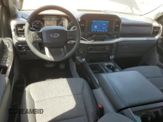 2021 Ford F-150 XL with VIN 1FTEW1EP7MFC92491, listed as a Copart auction lot 53671035 with 55,935 mi miles and Salvage Title. Bid and sale history available at carsss.com. Image 8.