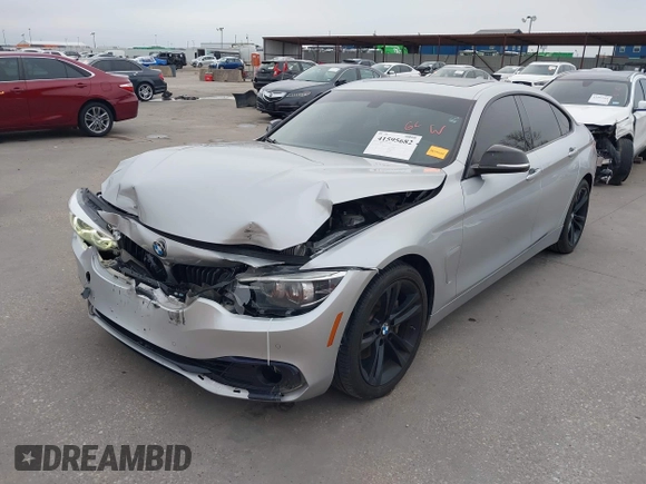 2018 BMW 4 Series 440i with VIN WBA4J5C57JBF07924, listed as a IAAI auction lot 41595682 with 75,121 mi miles and . Bid and sale history available at DreamBid. Image 17.
