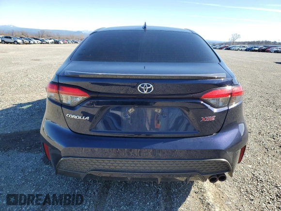 2021 Toyota Corolla XSE with VIN 5YFT4MCE4MP093777, listed as a Copart auction lot 44572625 with 50,351 mi miles and Non Repairable. Bid and sale history available at carsss.com. Image 6.