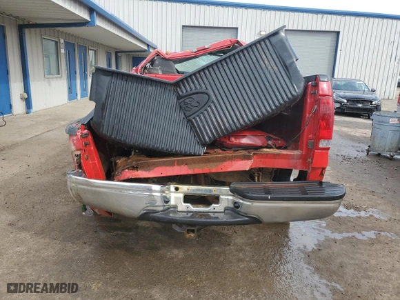 2004 Ford Super Duty F-250 XL with VIN 1FTNF21L84EA46242, listed as a Copart auction lot 50214865 with 0 mi miles and Salvage Title. Bid and sale history available at carsss.com. Image 6.