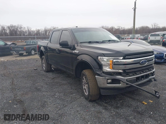 2018 Ford F-150 XL with VIN 1FTEW1E51JFC55334, listed as a IAAI auction lot 41485040 with 122,169 mi miles. Bid and sale history available at carsss.com. Image 1.