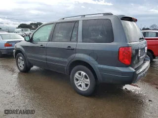 2005 Honda Pilot EX-L with RES with VIN 2HKYF18655H521404, listed as a Copart auction lot 44224195 with 177,999 mi miles and Salvage Title. Bid and sale history available at carsss.com. Image 2.