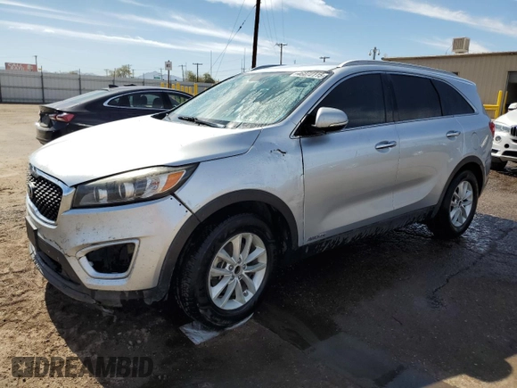 2018 Kia Sorento LX V6 with VIN 5XYPGDA59JG420766, listed as a Copart auction lot 46072115 with 270,019 mi miles and Clean Title. Bid and sale history available at carsss.com. Image 1.