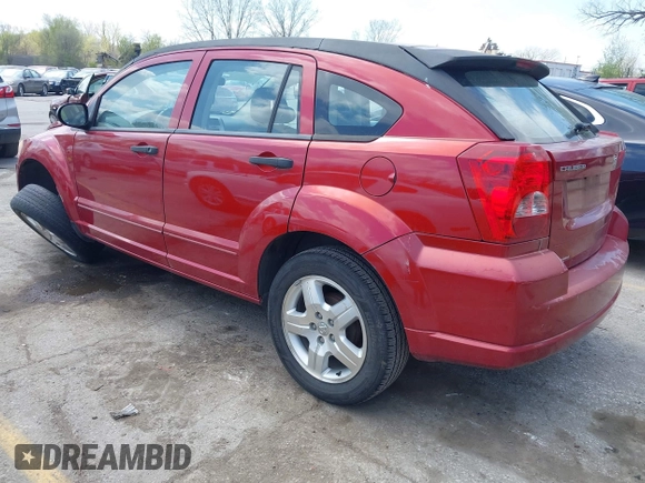 2007 Dodge Caliber SXT with VIN 1B3HB48B87D558516, listed as a IAAI auction lot 42004401 with 217,733 mi miles and . Bid and sale history available at DreamBid. Image 3.