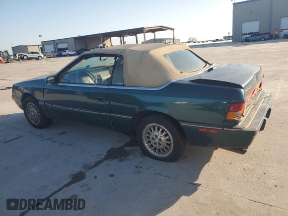 1994 Chrysler LeBaron z VIN 1C3EU4537RF286710, wystawiony jako Copart lot #52610475 z przebiegiem 64 533 mil mil oraz Szkody całkowita. Historia ofert i sprzedaży dostępna na DreamBid. Obrazek 2.