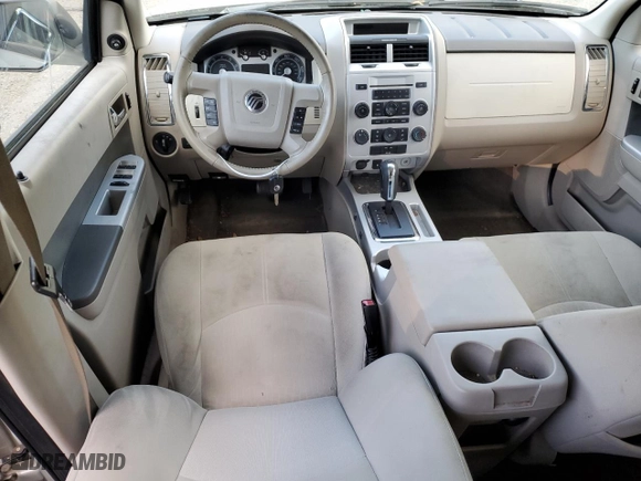 2009 Mercury Mariner with VIN 4M2CU91G19KJ26199, listed as a Copart auction lot 75809854 with 0 mi miles and Salvage Title. Bid and sale history available at carsss.com. Image 8.