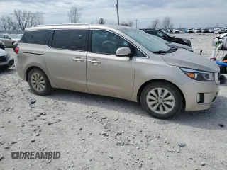 2016 Kia Sedona SX with VIN KNDMC5C17G6155629, listed as a Copart auction lot 53258945 with 178,967 mi miles and Clean Title. Bid and sale history available at carsss.com. Image 4.