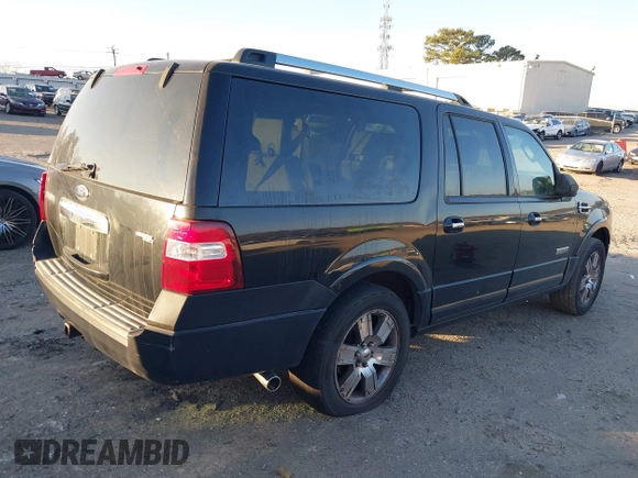 2008 Ford Expedition EL Limited with VIN 1FMFK19558LA35325, listed as a IAAI auction lot 41148196 with 318,224 mi miles. Bid and sale history available at carsss.com. Image 4.