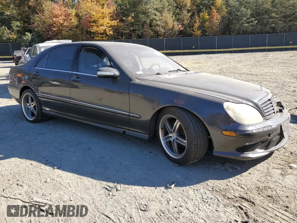 2003 Mercedes-Benz S-Class 4.3L with VIN WDBNG70J43A362316, listed as a Copart auction lot 77487514 with 0 mi miles and Salvage Title. Bid and sale history available at carsss.com. Image 4.