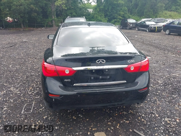 2015 Infiniti Q50 Premium with VIN JN1BV7AR8FM407956, listed as a IAAI auction lot 42724981 with 99,507 mi miles and . Bid and sale history available at DreamBid. Image 15.