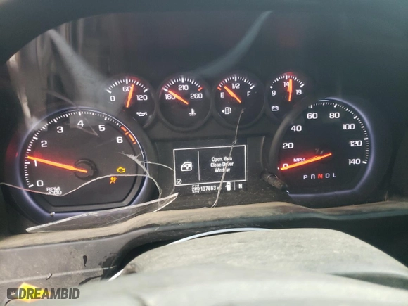 2019 Chevrolet Silverado 1500 Work Truck with VIN 1GCRYAEH2KZ266798, listed as a Copart auction lot 85124214 with 137,663 mi miles and Salvage Title. Bid and sale history available at carsss.com. Image 9.