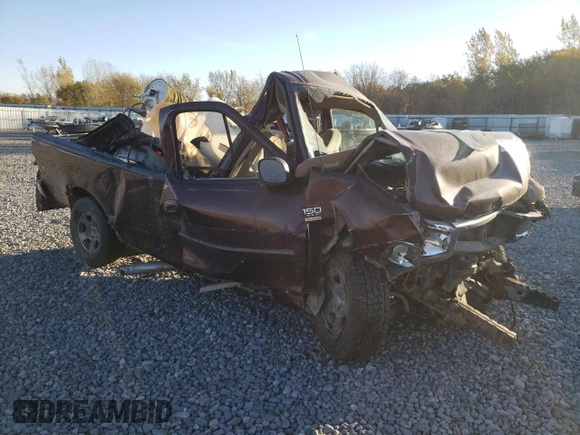 2001 Ford F-150 XL with VIN 1FTRF17L31NA34241, listed as a Copart auction lot 76045554 with Not provided miles and Salvage title. Bid and sale history available at DreamBid. Image 4.