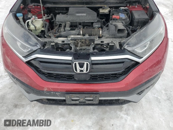 2021 Honda CR-V EX with VIN 2HKRW2H58MH619889, listed as a Copart auction lot 46990635 with 100,828 mi miles and Salvage Title. Bid and sale history available at carsss.com. Image 12.