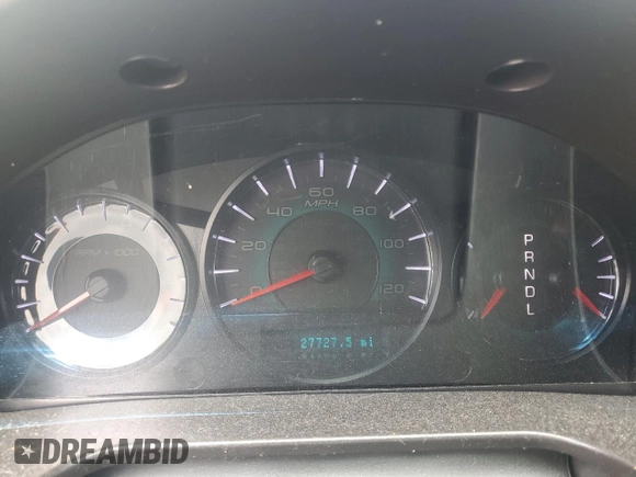 2012 Ford Fusion SE with VIN 3FAHP0HA1CR353479, listed as a Copart auction lot 59677935 with 27,727 mi miles and Salvage title. Bid and sale history available at DreamBid. Image 9.