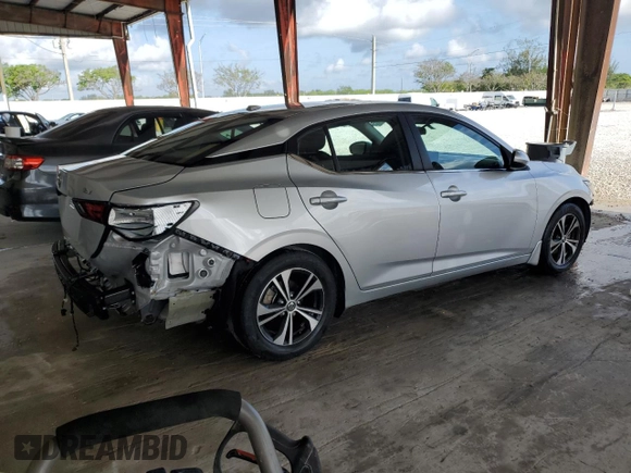 2021 Nissan Sentra SV z VIN 3N1AB8CV4MY290956, wystawiony jako Copart lot #57777055 z przebiegiem 37 856 mil mil oraz Szkoda całkowita • Salvage title. Historia ofert i sprzedaży dostępna na DreamBid. Obrazek 3.