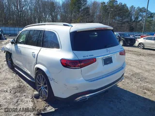 2023 Mercedes-Benz GLS with VIN 4JGFF5KE7PA919217, listed as a IAAI auction lot 41385884 with 14,283 mi miles. Bid and sale history available at carsss.com. Image 3.