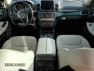 2017 Mercedes-Benz GLS 550 with VIN 4JGDF7DE1HA874776, listed as a Copart auction lot 43301714 with 97,583 mi miles and . Bid and sale history available at DreamBid. Image 8.