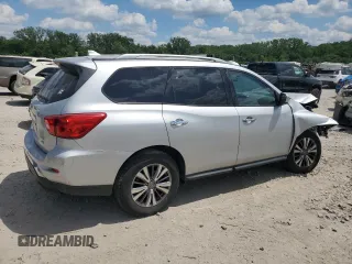 2019 Nissan Pathfinder S with VIN 5N1DR2MM8KC642348, listed as a Copart auction lot 56502755 with 84,721 mi miles and Salvage title. Bid and sale history available at DreamBid. Image 3.