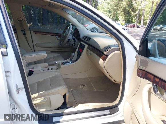 2008 Audi A4 2.0T с VIN WAUAF78E58A140513, выставлен на аукционе IAAI как лот 42572202 с пробегом 231 643 миль миль и . История ставок и продаж доступна на DreamBid. Изображение 5.