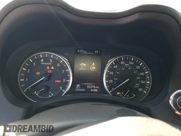 2020 Infiniti Q60 Luxe with VIN JN1EV7EK0LM340419, listed as a Copart auction lot 67869034 with 32,378 mi miles and Salvage Title. Bid and sale history available at DreamBid. Image 9.