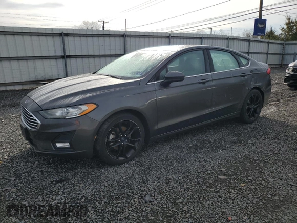 2020 Ford Fusion SE with VIN 3FA6P0HD3LR101198, listed as a Copart auction lot 50516445 with 42,221 mi miles and Salvage Title. Bid and sale history available at carsss.com. Image 1.