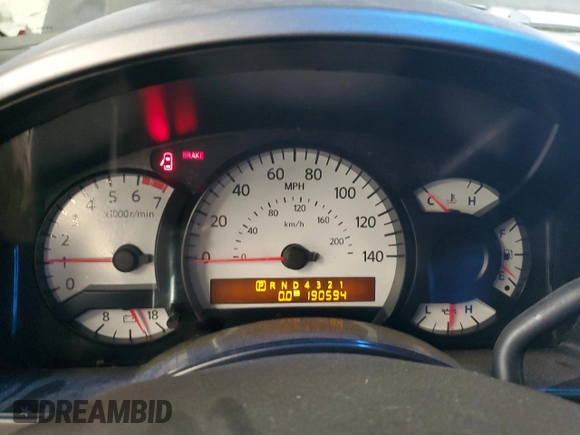 2006 Nissan Titan SE with VIN 1N6BA06A96N567659, listed as a Copart auction lot 61928495 with 190,594 mi miles and Salvage title. Bid and sale history available at DreamBid. Image 9.