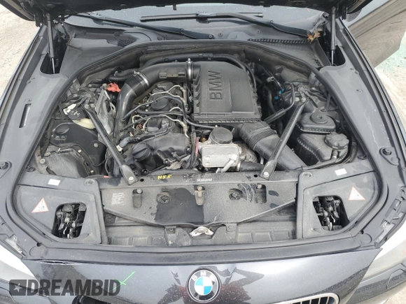 2012 BMW 5 Series 535i xDrive with VIN WBAFU7C55CDU64572, listed as a Copart auction lot 52482265 with 142,847 mi miles and Salvage Title. Bid and sale history available at carsss.com. Image 11.