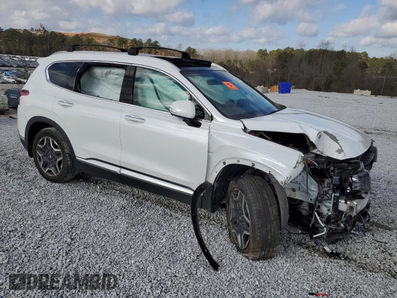 2022 Hyundai Santa Fe Limited with VIN 5NMS44AL0NH421303, listed as a Copart auction lot 86700814 with 32,753 mi miles and Salvage Title. Bid and sale history available at carsss.com. Image 4.
